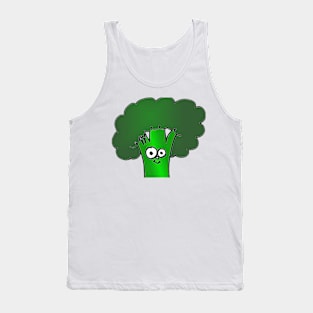 Happy Broccoli Doodle Tank Top